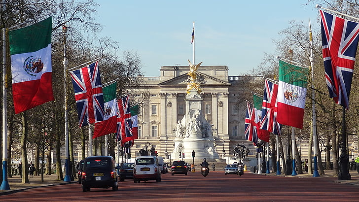 Lontoo, Buckinghamin palatsi, Buckingham, Iso-Britannia, kuningatar, Royal, Englanti