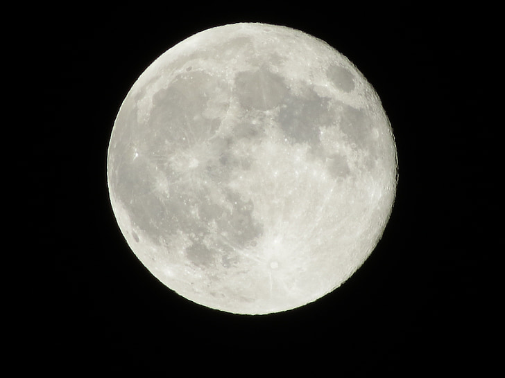 місячний, місяць, астрономія, ніч, повний місяць, простір, поверхню місяця