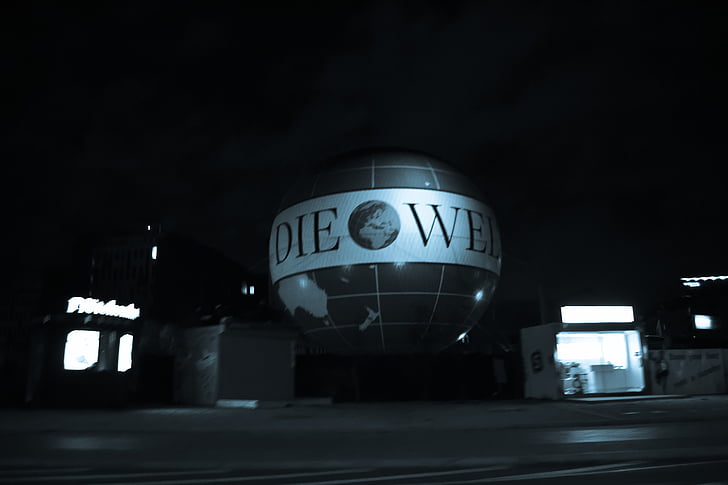 Globe, Berlin, világ, hőlégballon