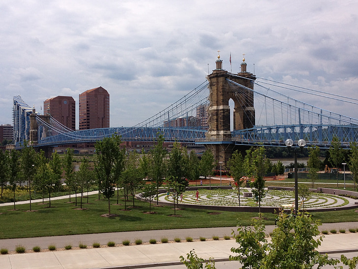 Cincinnati, Brücke, Park