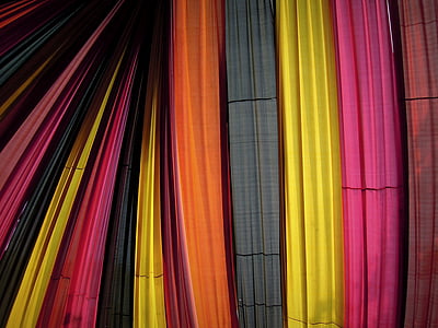 substances, tente, coloré, Inde, Stripes