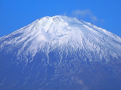 Mt Fudžijama, Gotemba, Zimní, Prefektura Šizuoka, Mohyla, sníh, horolezectví