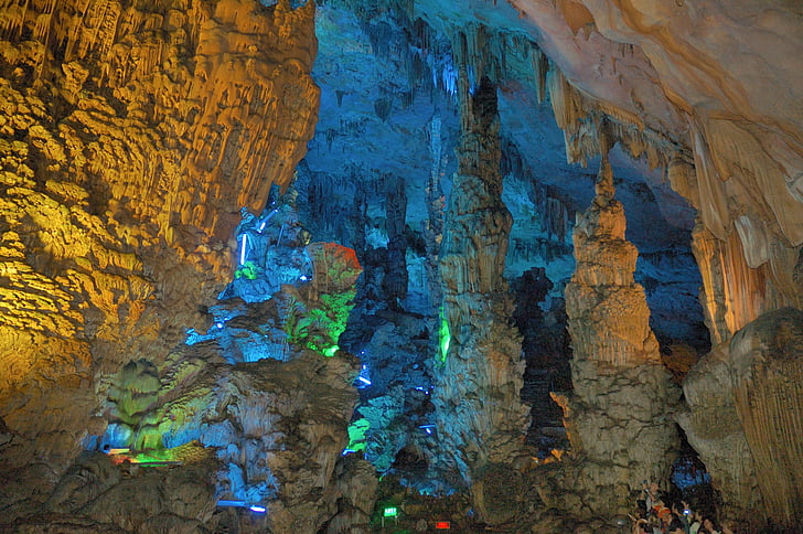 china, cave, travel, tourism, nature, stalactite, physical geography