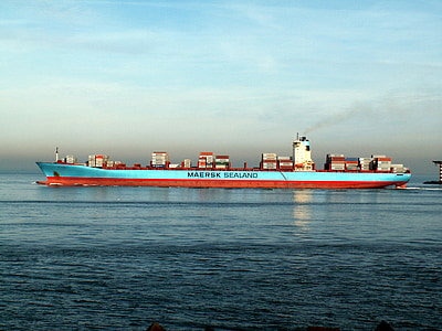 Maersk, laivas, Mærsk, Olandijoje, uosto, laivybos, uosto