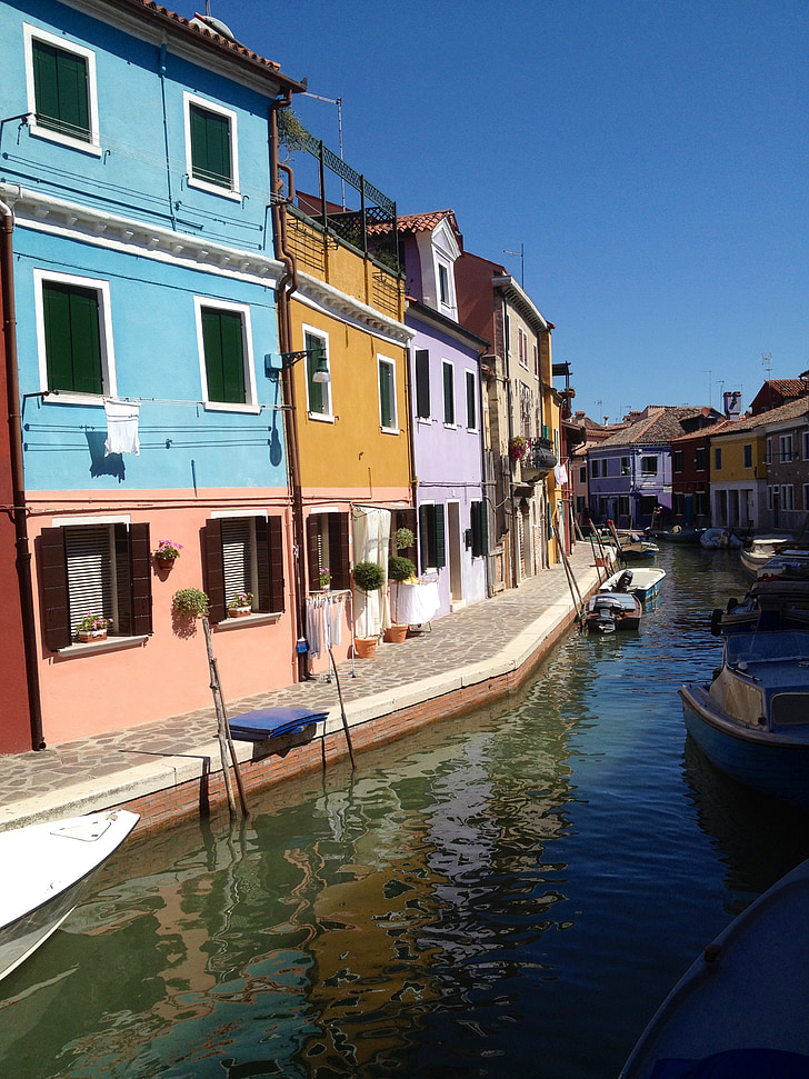 kanał, Włochy, Wenecja, Lagoon, wakacje, Architektura, Miasto