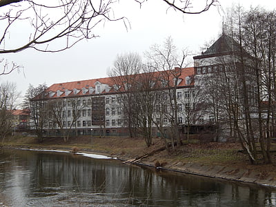 Park, budova, v píla, Architektúra, Poľsko