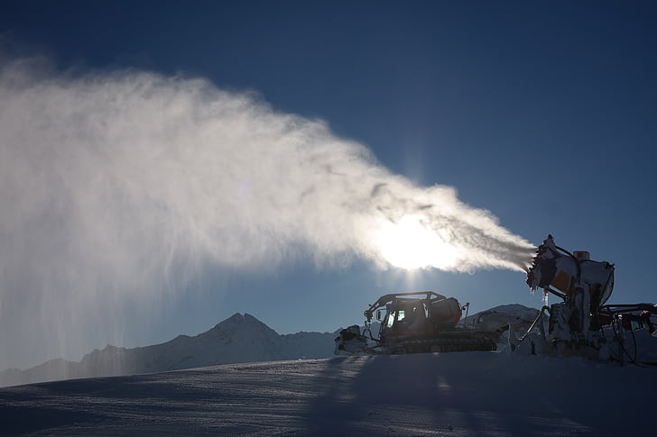 Armatki śnieżne, śnieg, śnieg, dzięki czemu system, instalacje naśnieżania, sztuczne naśnieżanie podejmowania, jazda na nartach, stok narciarski
