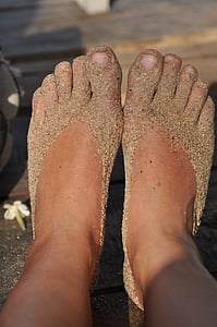 feet, sand, beach, foot, barefoot, summer, holiday