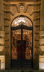 puerta, Teatro Municipal, ciudad, edificio, arquitectura, entrada, salida