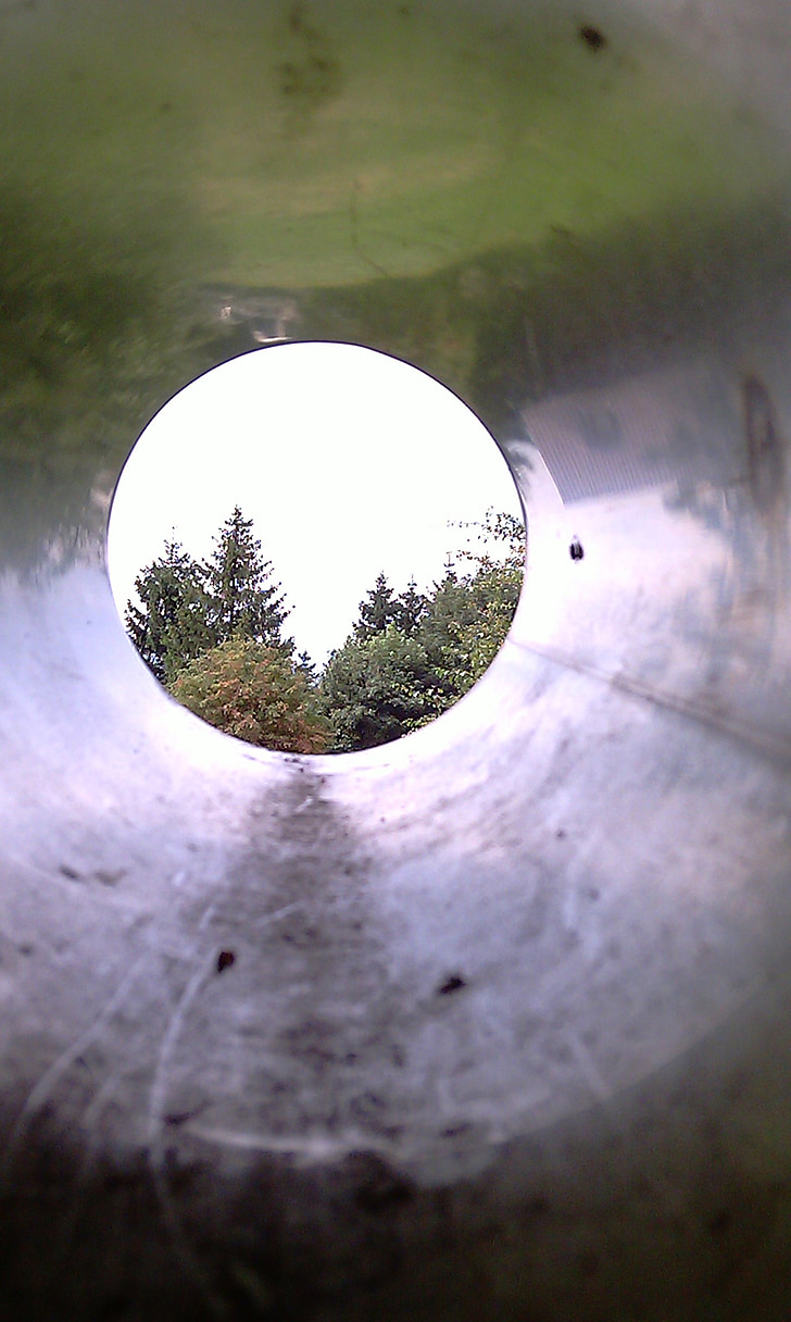 tube, nature, in the tube look, good view