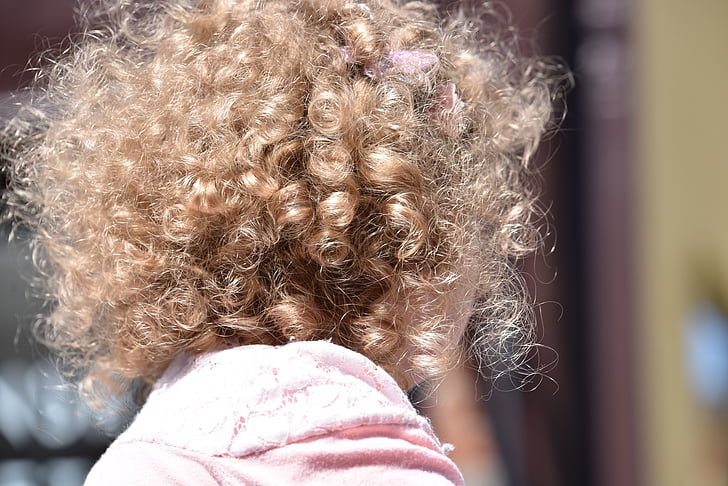 children, hair, curly