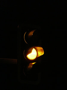 Світлофор, помаранчевий, сигнал перевезення, дорога, світловий сигнал, світло, відкрити або закрити