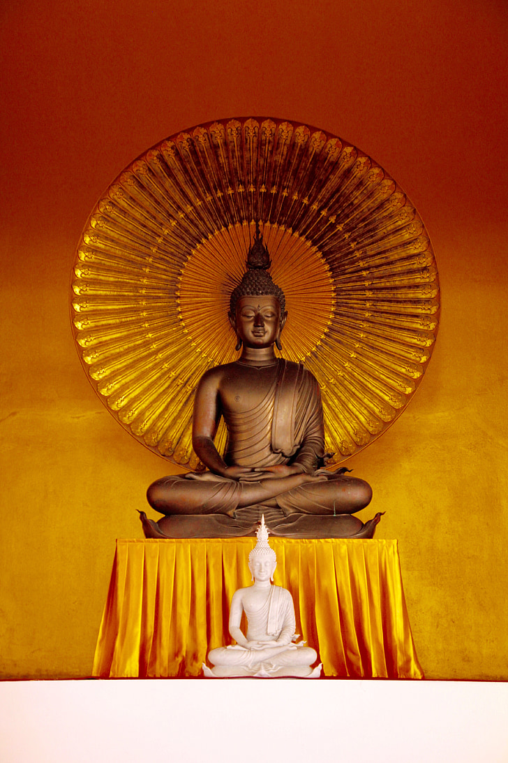 Buddha, gull, meditasjon, buddhisme, Asia, gylden buddha, Thailand
