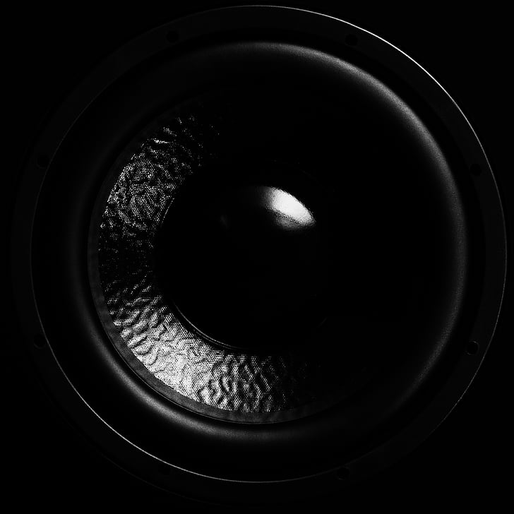 högtalare, subwoofer, Bass, membran, musik, ljud, uppspelning av musik