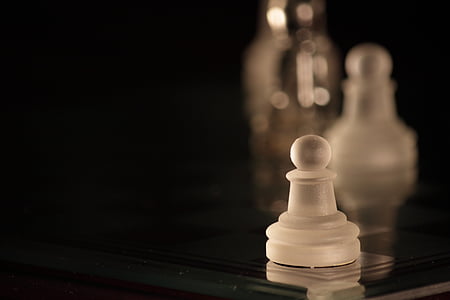 chess, pawn, white, parts, pawns, game, strategy