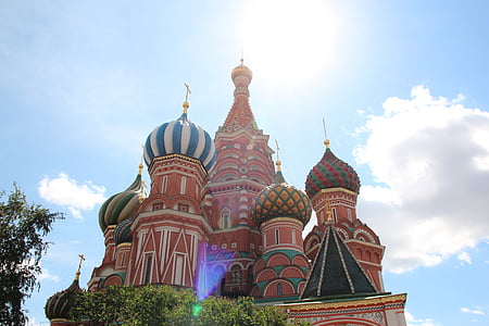 Moskva, Rusko, Sovětský svaz, východ, hlavní město, historicky, cestovní ruch