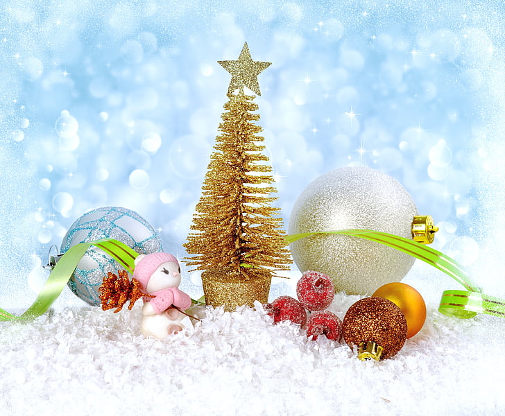 christmas, new year, background, winter, snow, frost, holiday