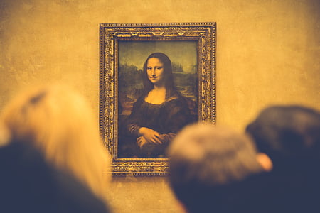umjetnost, Leonardo da vinci, Mona lisa, slika, portret, javno dobro slike, ljudi