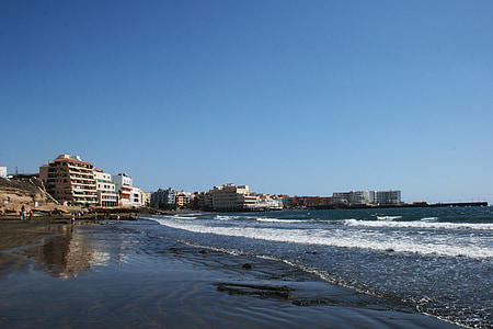 Teneriffa, El médano, stranden, sommar
