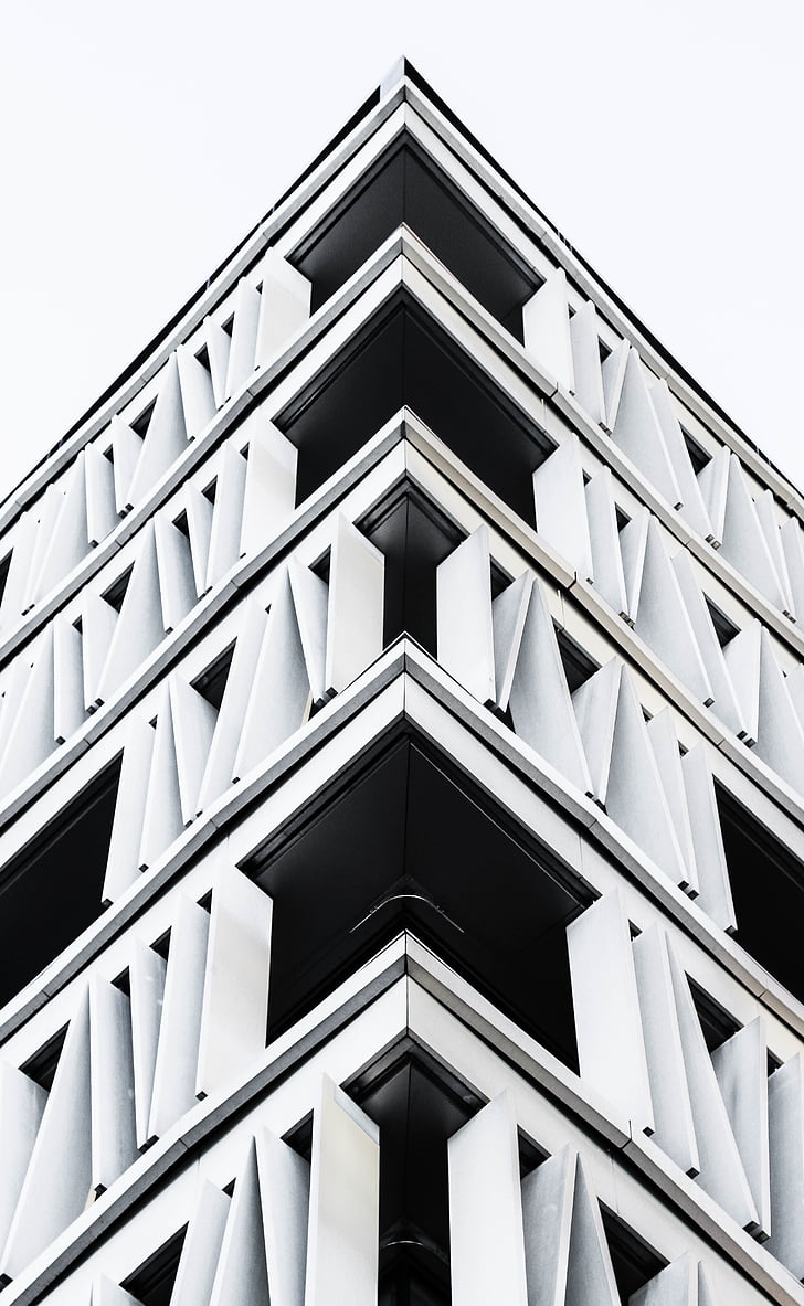 white, black, architectual, photography, architecture, building, infrastructure
