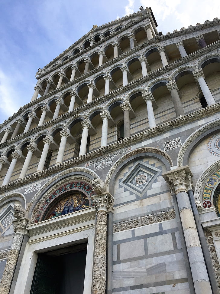 costruzione, Chiesa, Pisa, Italia, architettura, luoghi d'interesse, vecchio edificio