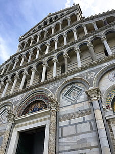 сграда, Църква, Пиза, Италия, архитектура, места на интереси, стара сграда