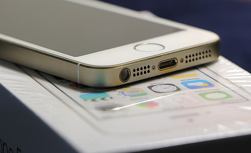 iPhone, 5s, jabolko, telefon statične fotografije
