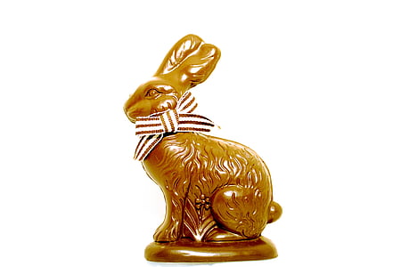 hare, deco, gold, golden hare, decoration, dekohase, easter bunny