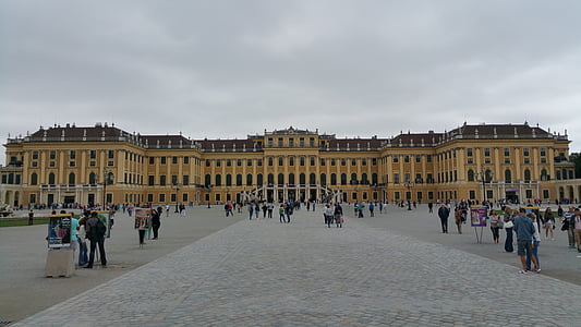 Wien, Palace, Schönbrunn, slottet Schönbrunn, arkitektur