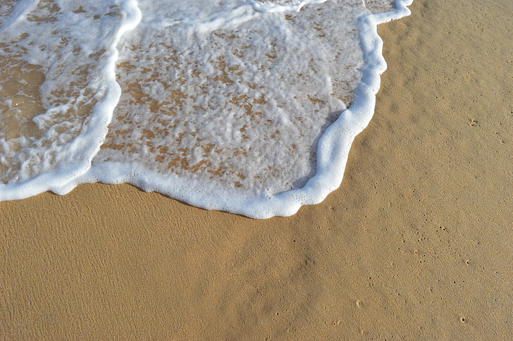 Plaża, piasek, Beira mar, wody, Brazylia, Litoral, wakacje