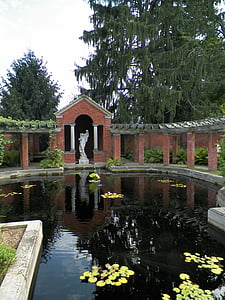 Vanderbilt, Αρχοντικό, επιχρυσωμένο ηλικία, Χάιντ Παρκ, ιστορικό, Κτήμα, Κήπος