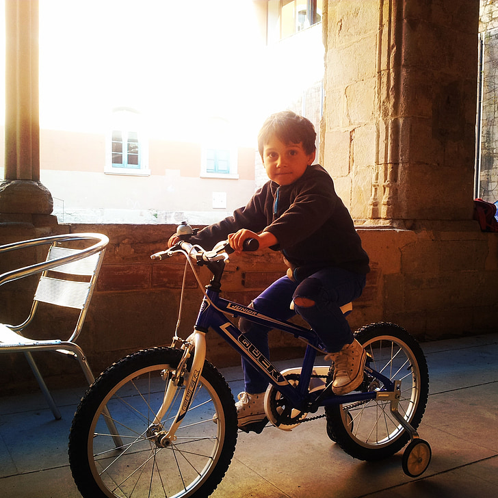 child, toy, learning, bicycle