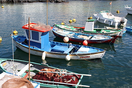 Fischer, Barcos, Porto, mar, peixe, pesca, água
