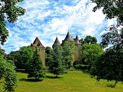 Castell, torretes, medieval, Palau, Patrimoni, fortalesa, defensa