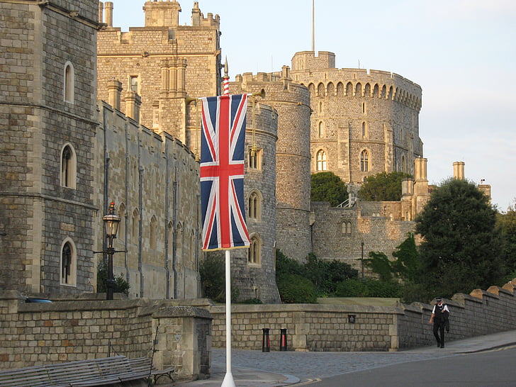 Windsor castle, Veľká Británia, hrad, Anglicko, kráľovský hrad, pamiatky, cestovný ruch