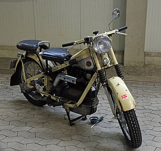 Oldtimer, motocyklu, Nimbus, historické motocykly, starý motocykl, stroj, klasické