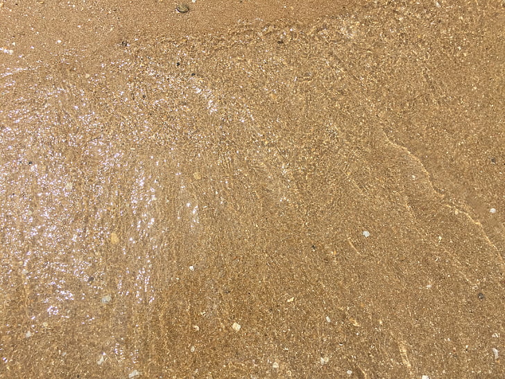 plage, mer, cool, eau, surface, sable, arrière-plans