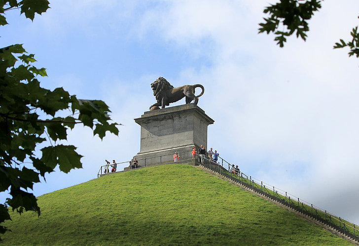Waterloo, Belçika, Napolyon, Memorial, Geçmiş, Wellington, anıt