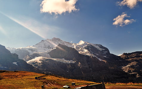 regiji Bernese oberland, pohodništvo, Švica, Alpski, krajine, narave, pogled