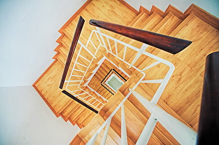 стълби, стълбището, изкачване, стъпки, изглед, гледна точка, сцена