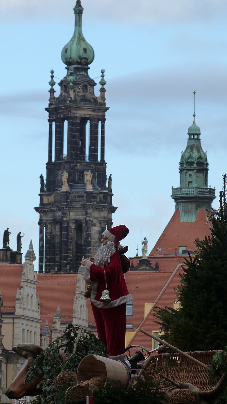 julenissen, atmosfære, Christmas, Bruk, Dresden