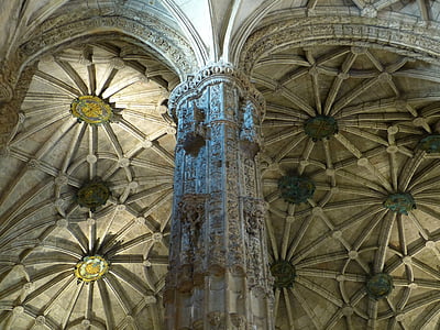 Mosteiro dos jerónimos, Monasterio Jerónimo, bóveda de, Iglesia, Belem, manuelino, edificio