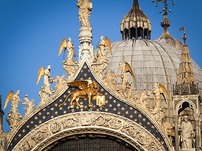 Venice, bazilika, Itālija, orientieris, baznīca, Eiropa, ceļojumi
