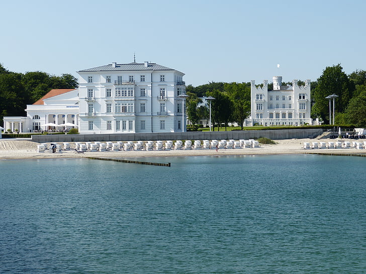 Heiligendamm, Βαλτική θάλασσα, στη θάλασσα, Ακτή, Ενοικιαζόμενα, Τουρισμός, το ξενοδοχείο