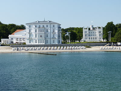 Heiligendamm, biển Baltic, tôi à?, bờ biển, kỳ nghỉ, du lịch, khách sạn