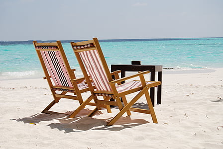Malediven, Bedenken, Strand, Meer, Urlaub
