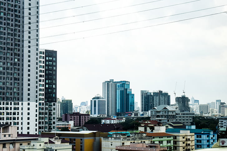 arsitektur, bangunan, Kota, pemandangan kota, fasad, jendela kaca, langit