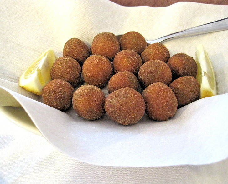 fried stuffed olives, food, nutritional, delicious