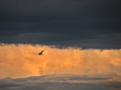 pilved, cloudscape, taust, Värvid, dramaatiline, Dusk