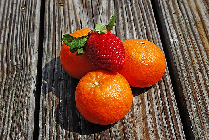 capsuni, Tangerine, fructe